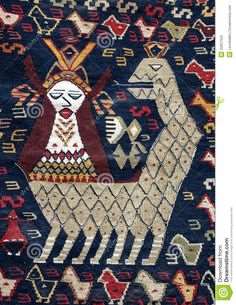 نقش شاه ماران بر روی گلیم سبک آذری